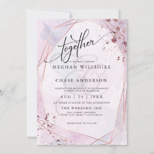 BRUILOFT   Roos Roze en Lila Jaspé