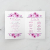 Bruiloft roze anemoon bloemen waterverf kunst programma (Binnen)