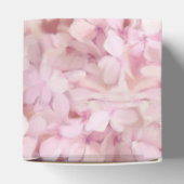 Bruiloft Roze Faux Gold Hydrangea Bloemenkunst Bedankdoosjes (Bovenkant)