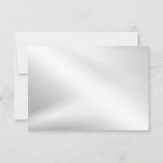 Bruiloft Roze Perzik Glanzende Harten Geometrisch RSVP Kaartje (Achterkant)