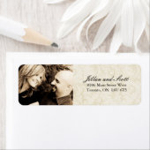 Bruiloft RSVP Adresetiketten Etiket (Insitu)