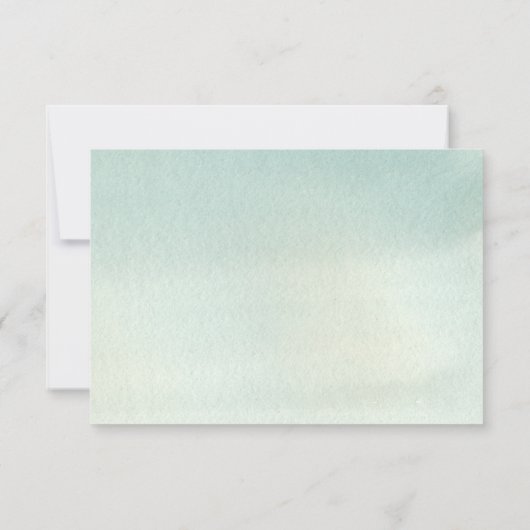 Bruiloft RSVP bos bergen landelijk (Achterkant)