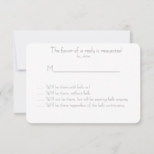 Bruiloft RSVP Kaart, Elegant Bourgondië en Silver (Achterkant)