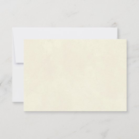 Bruiloft RSVP kaart Ivoor Bourgondië Bloemen (Achterkant)