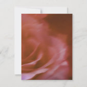 Bruiloft RSVP kaart Moderne Tropische Roos (Achterkant)