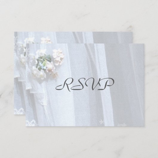 Bruiloft RSVP Kaarten,  kant (Voorkant / Achterkant)