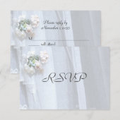 Bruiloft RSVP Kaarten,  kant Kaartje (Voorkant / Achterkant)
