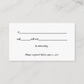 BRUILOFT RSVP KAARTEN: PAARDEN in POTLOOD: HART Informatiekaartje (Achterkant)