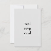 bruiloft RSVP kaartje (Voorkant)