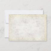 Bruiloft RSVP- madelief boeket met parels Kaart (Achterkant)