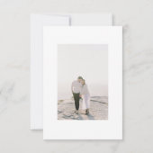 Bruiloft RSVP met rustieke wilde bloemen Kaartje (Achterkant)