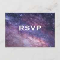 Bruiloft RSVP Nebula Ruimte Cosmos