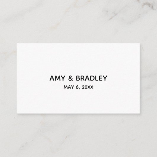 Bruiloft RSVP Online Elegant Script Informatiekaartje (Achterkant)