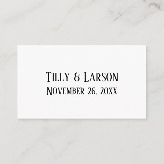 Bruiloft RSVP Online Roos Goud Elegant Handschrift Informatiekaartje (Achterkant)