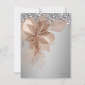 Bruiloft RSVP-reactiekaart Elegant Extravaganza RSVP Kaartje (Achterkant)