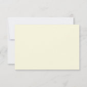 Bruiloft RSVP Respons Kaart / / Elegant Collectie (Achterkant)