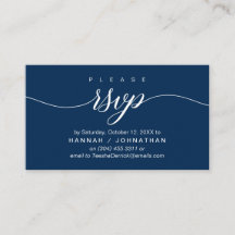 Bruiloft RSVP via telefoon of e-mail reageren