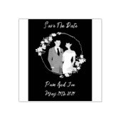 Bruiloft Rubber Stamp  Rubberstempel (Afrduk)