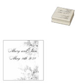 Bruiloft rubberstempel  (Gestempeld)