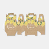 Bruiloft Rustic Main Squeeze Citroenen  Bedankdoosjes (Uitgevouwen)