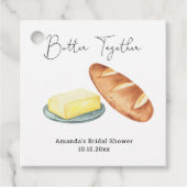 Bruiloft 'Samen Butteren'  Bedankjes Labels (Voorkant)