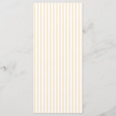 Bruiloft 'Samen met boter' bruidsuitnodiging Menu (Achterkant)