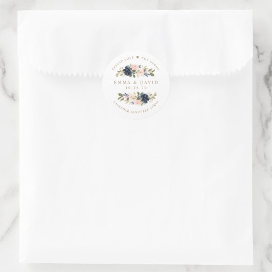 Bruiloft Sanitizer Labels (Tas)