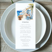 Bruiloft Santorini Griekenland Menu