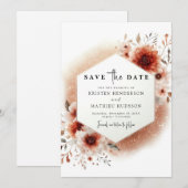 bruiloft save the date (Voorkant / Achterkant)