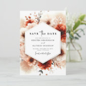 bruiloft save the date (Staand voorkant)