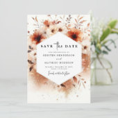 bruiloft save the date (Staand voorkant)