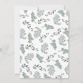 Bruiloft Save the Date Schotse Hooglanden Kaart (Achterkant)