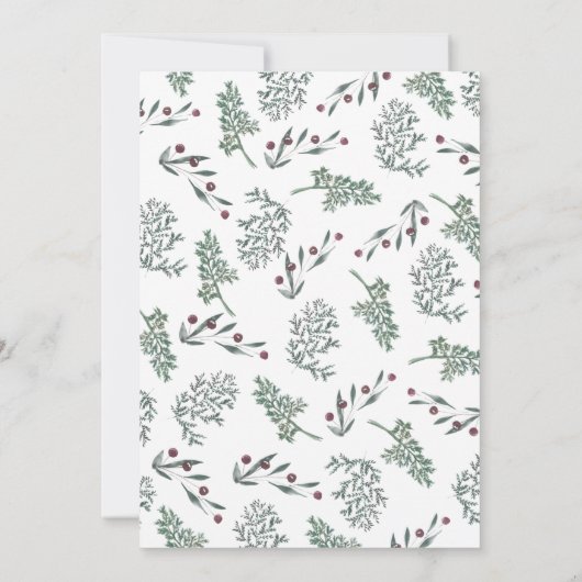 Bruiloft Save the Date Schotse Hooglanden Kaart (Achterkant)