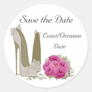 Bruiloft Save the Date Sticker