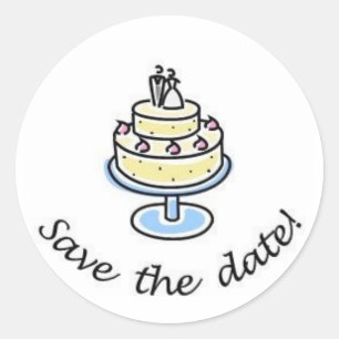 Bruiloft Save the Date Sticker