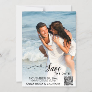 *~* BRUILOFT SAVE THE DATE - Website QR AR6 Magnetische Uitnodiging