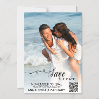 *~* BRUILOFT SAVE THE DATE - Website QR AR6 Magnetische Uitnodiging