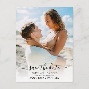 *~* BRUILOFT SAVE the DATE - Website QR code AR6 P Briefkaart