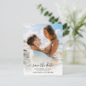 *~* BRUILOFT SAVE the DATE - Website QR code AR6 P Briefkaart (Staand voorkant)