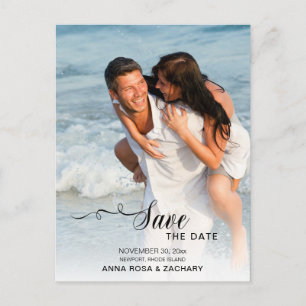 *~* BRUILOFT SAVE THE DATE - Website QR Modern AR6 Briefkaart