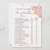 Bruiloft schoen spel bachelorette partij spel Kaar Aankondiging (Voorkant)