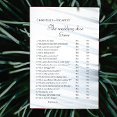 Bruiloft schoen spel bachelorette partij spel Kaar Aankondiging