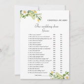 Bruiloft schoen spel bachelorette partij spel Kaar Aankondiging (Voorkant)