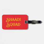 Bruiloft Seizoen Zuid-Aziatische Stijl Bagagelabel (Achterkant horizontaal)