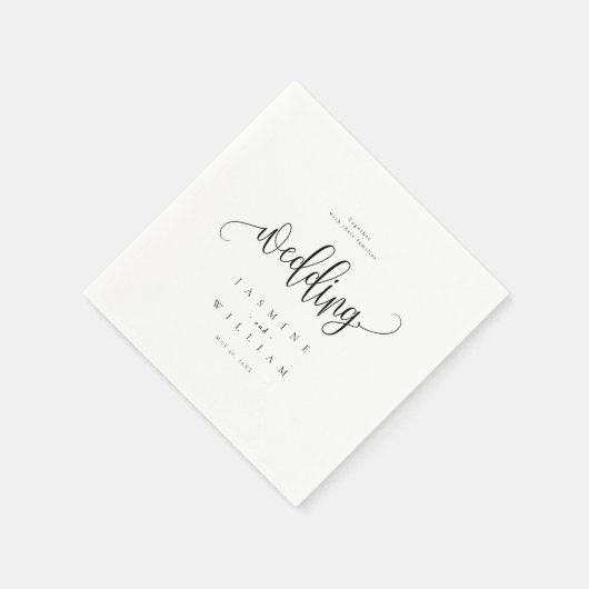 bruiloft servet (Hoek)