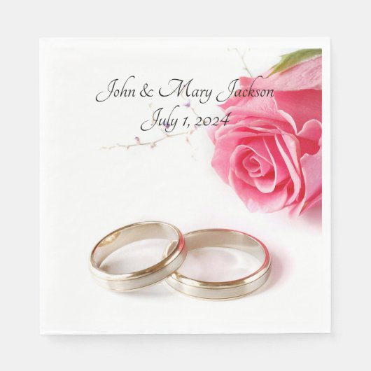 bruiloft servet (Voorkant)