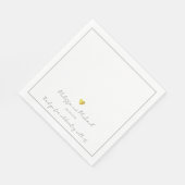 bruiloft servet (Hoek)