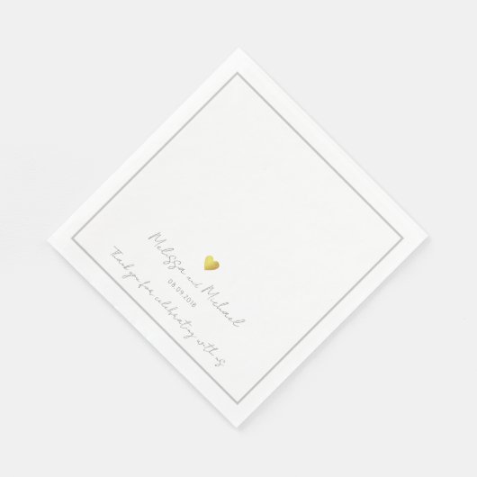 bruiloft servet (Hoek)