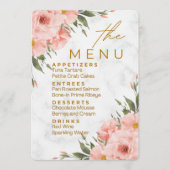 Bruiloft set: Het menu (Voorkant)