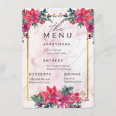 Bruiloft set: Het menu (Voorkant)